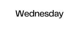 Wednesday