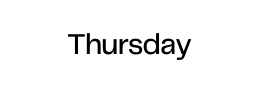 Thursday